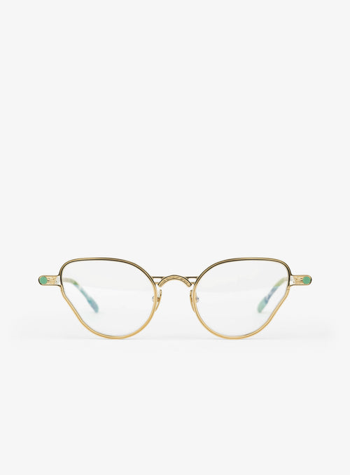 FUTURA in Gold Green Marble