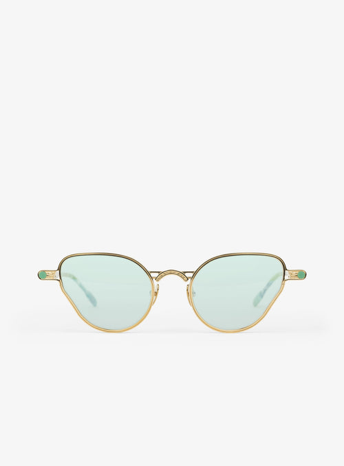 FUTURA in Gold Green Marble