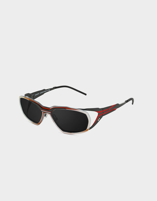 SYSTEME SUN in C62 - DARK GREY/RED