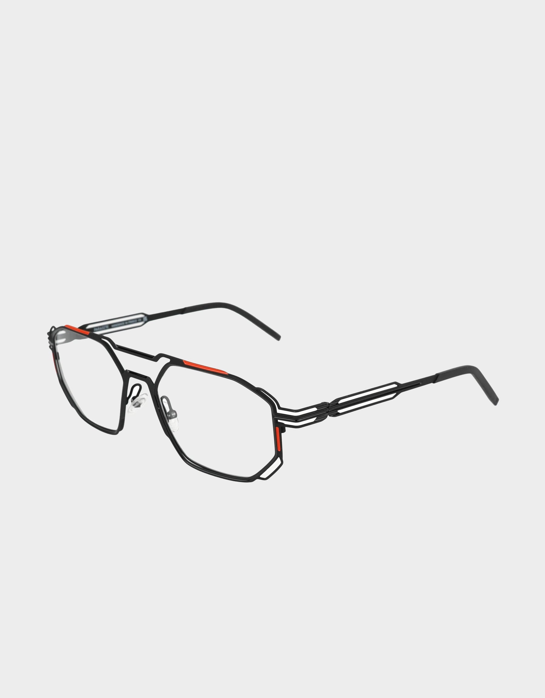VECTOR 8 in C57 - MAT BLACK/SHINNY BLACK/ORANGE