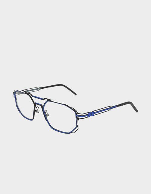 VECTOR 8 in C72 - MAT BLACK/BLUE/WHITE
